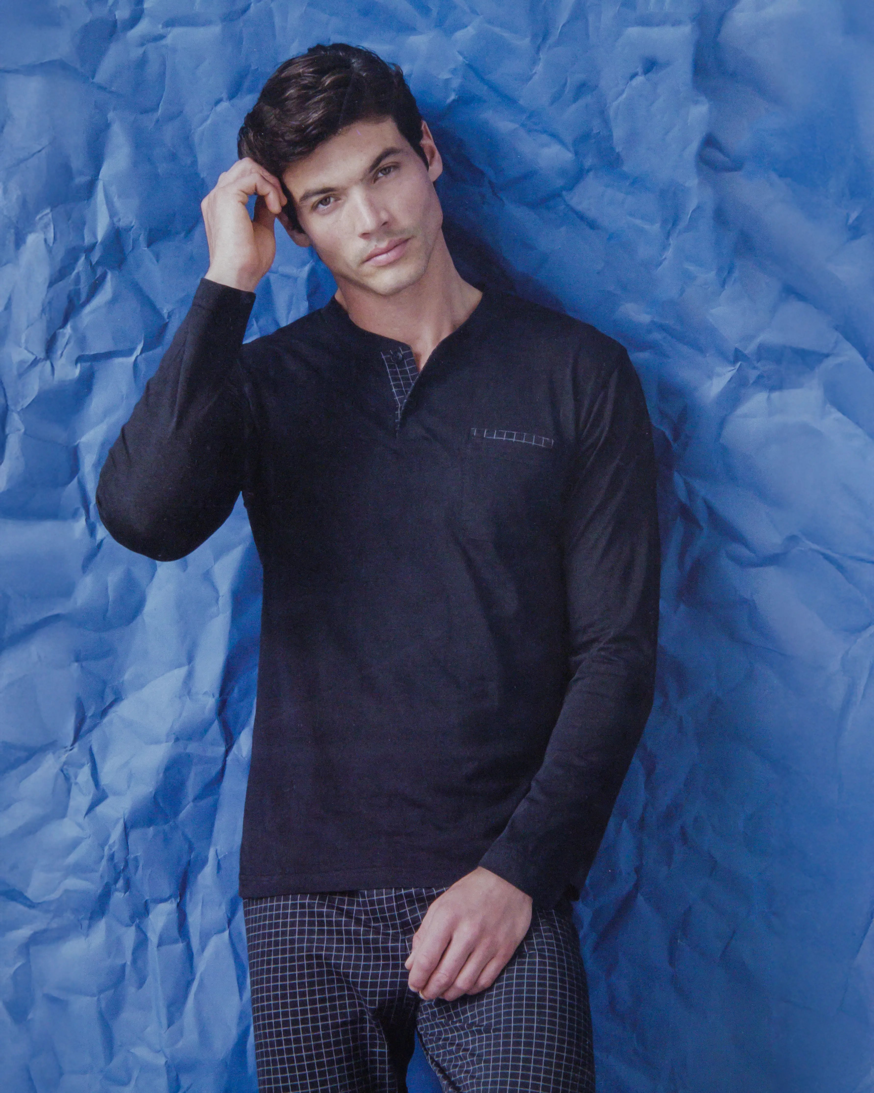 Pigiama da uomo in cotone Enrico Coveri EP1255