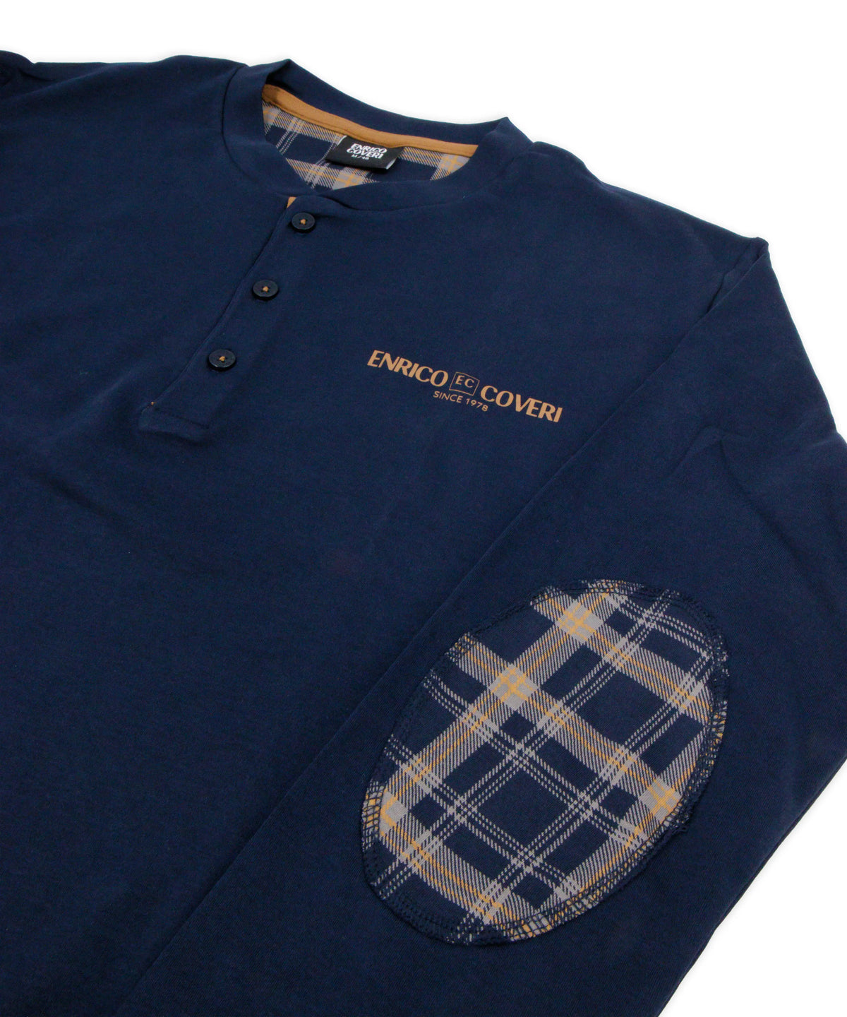 Pigiama Lungo da Uomo in cotone interlock Enrico Coveri EP2242