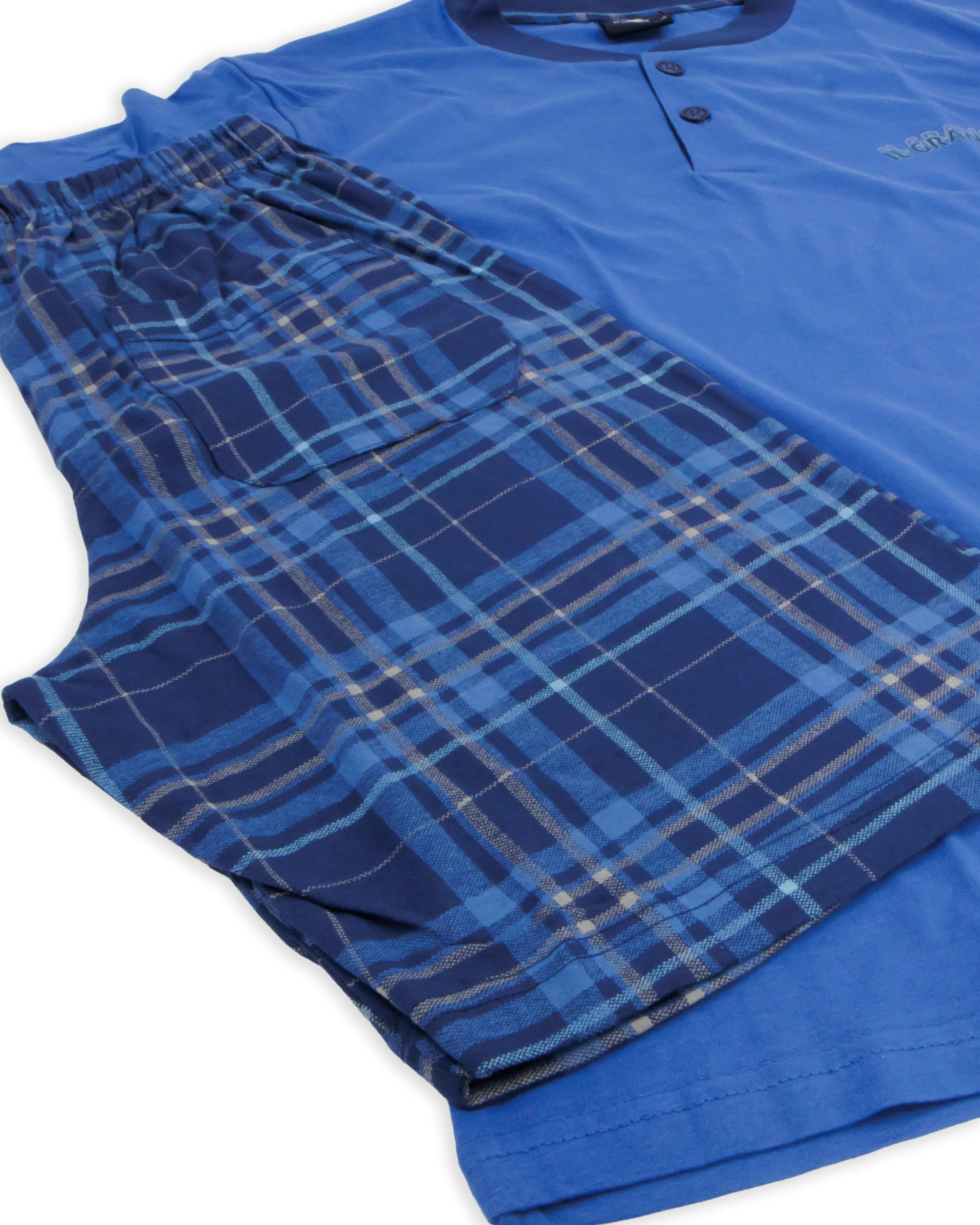 Pigiama corto da uomo in cotone Il Granchio GP1159