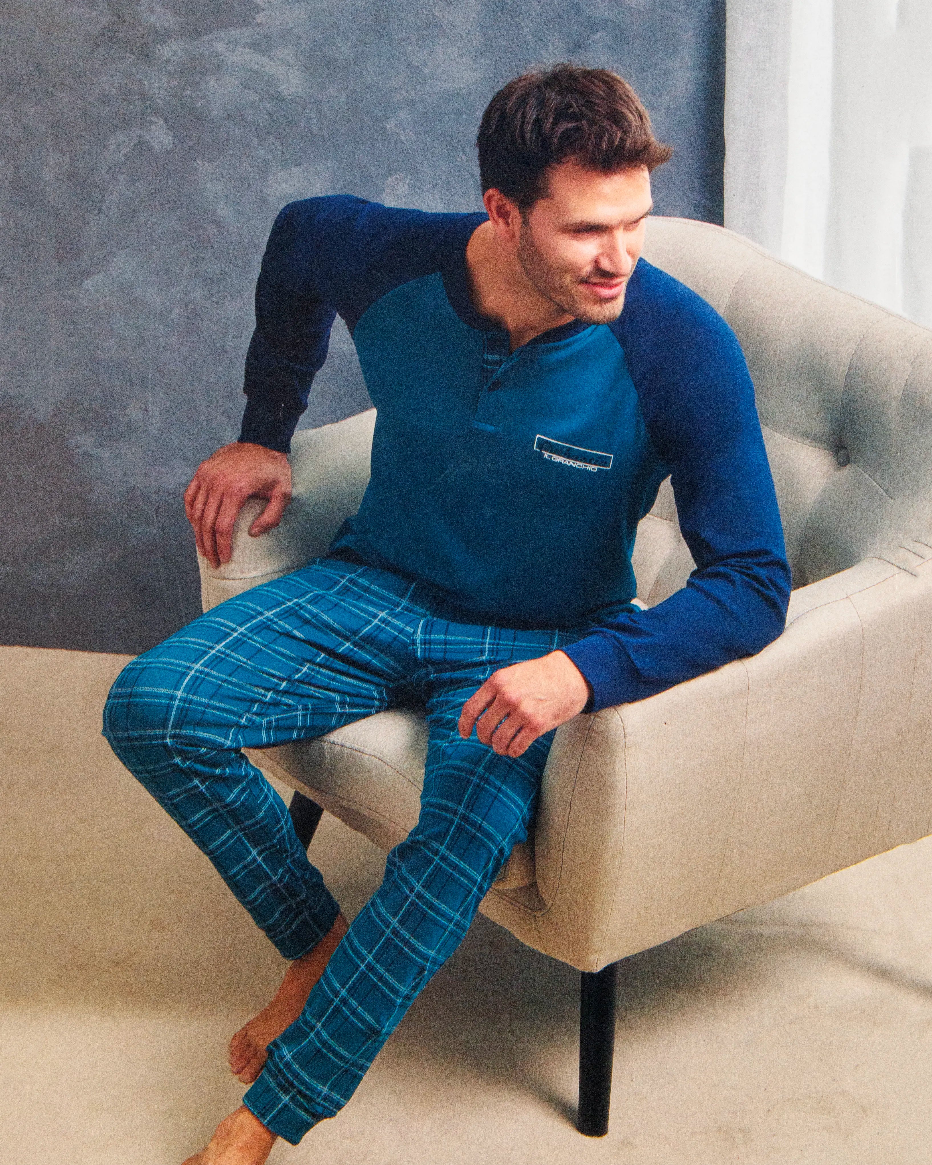 Pigiama in cotone interlock Il Granchio GP2088