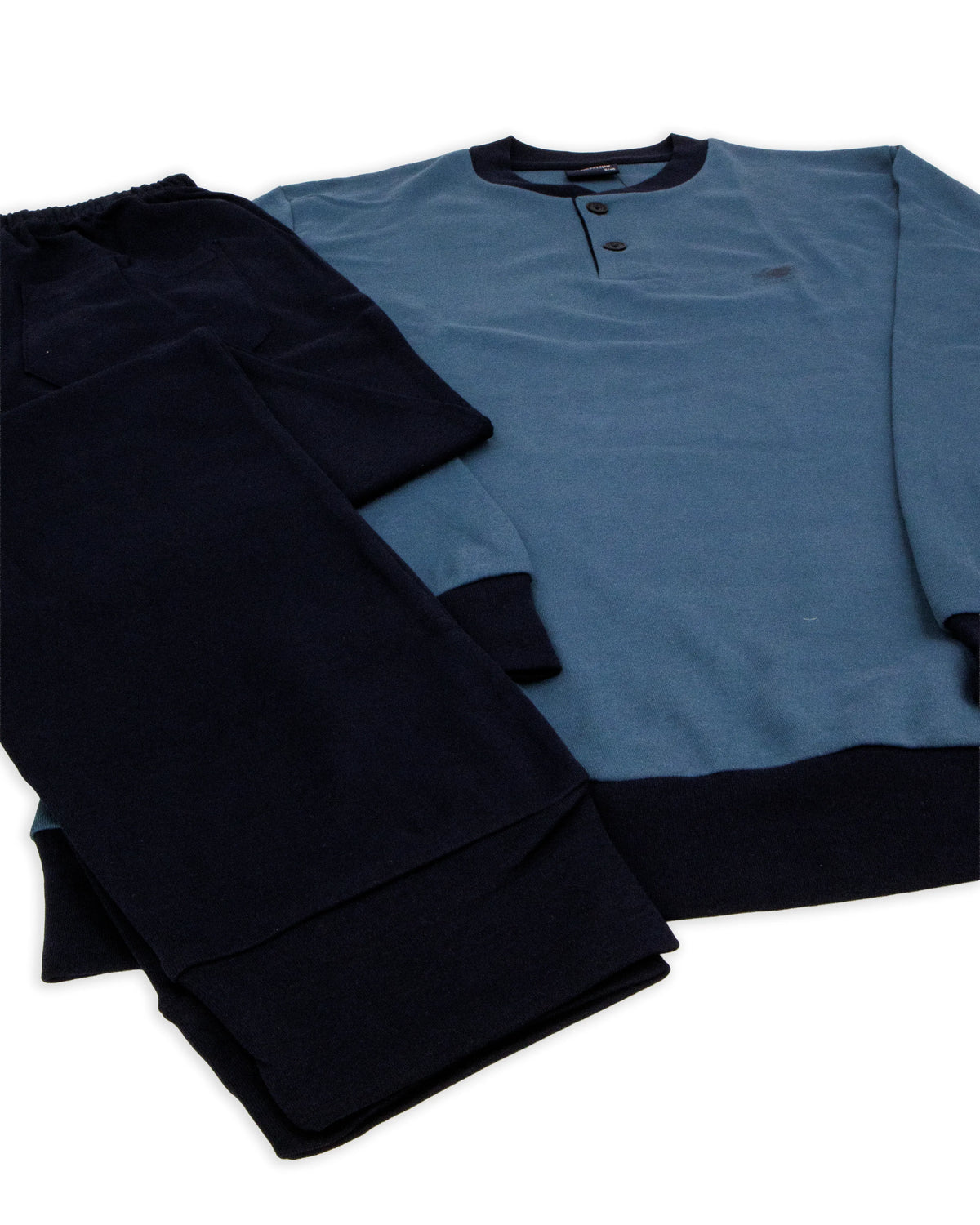 Pigiama da uomo in cotone interlock Il Granchio GP2093
