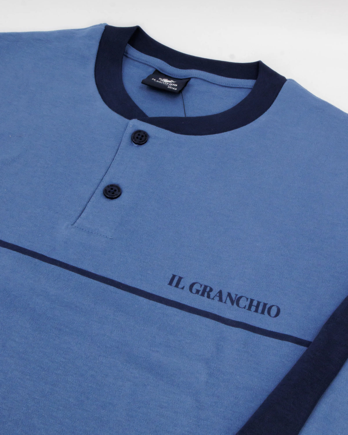 Pigiama da uomo in cotone interlock Il Granchio GP2119