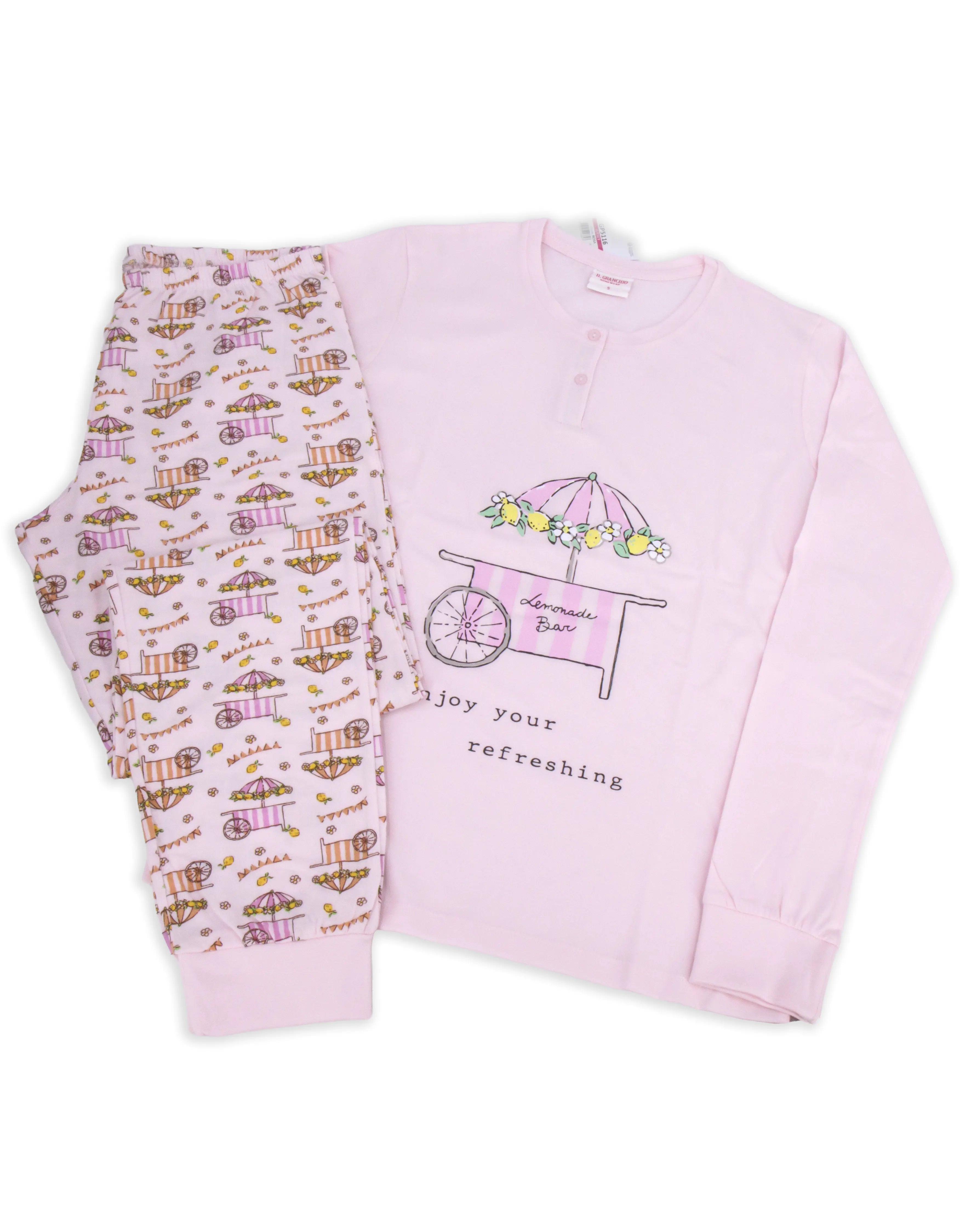 Pigiama da donna in cotone Il Granchio GP5116