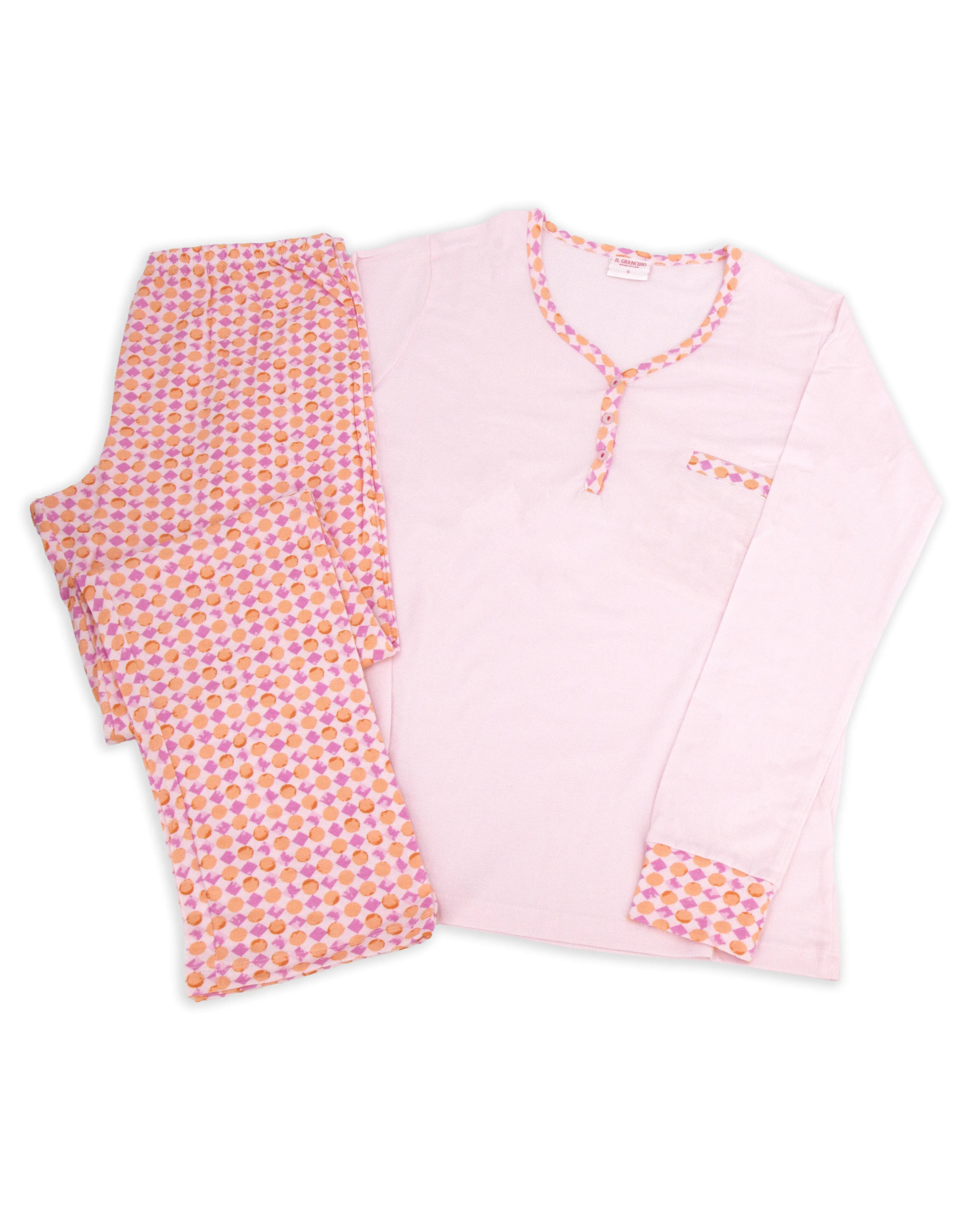 Pigiama da donna in cotone Il Granchio GP5120