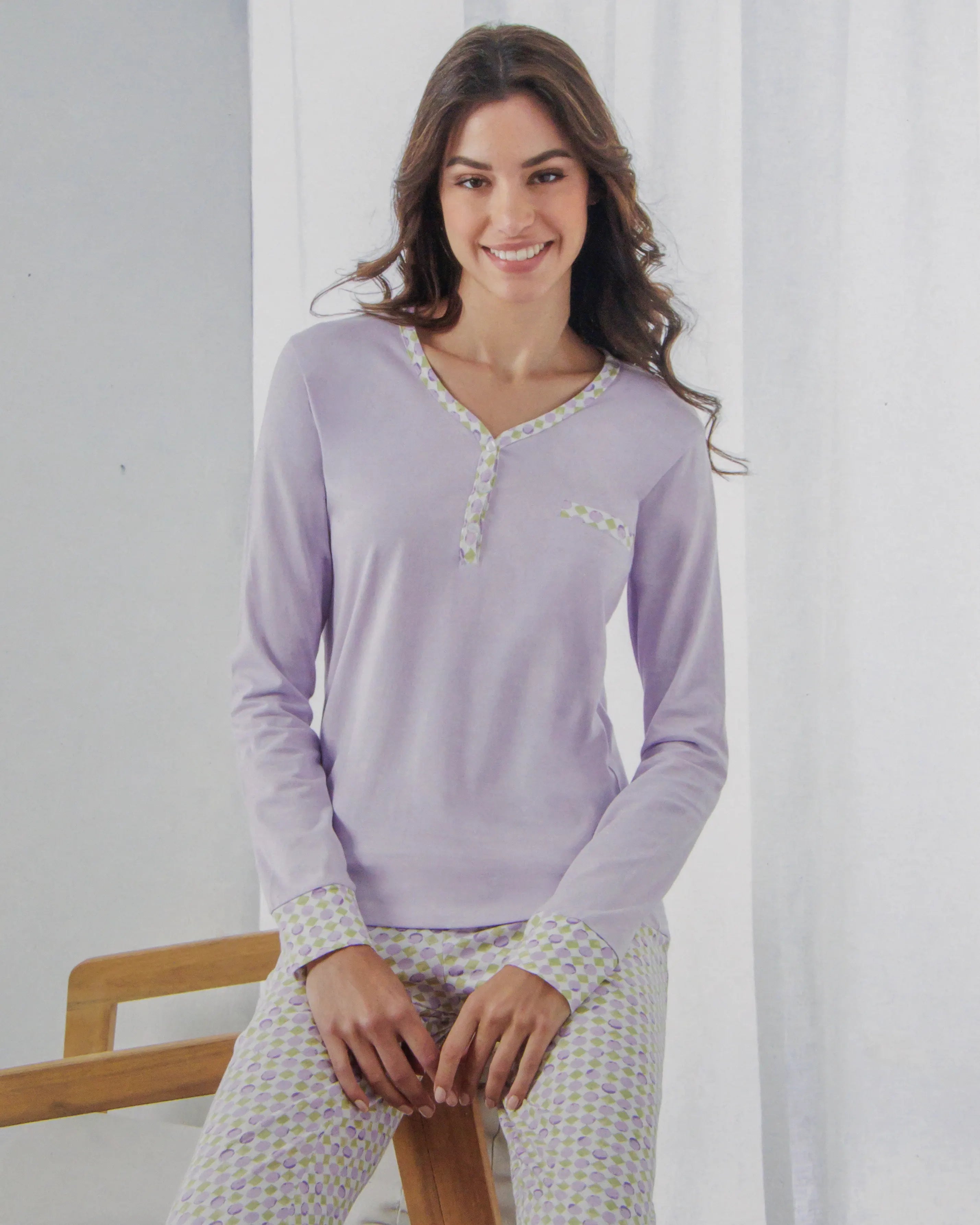 Pigiama da donna in cotone Il Granchio GP5120