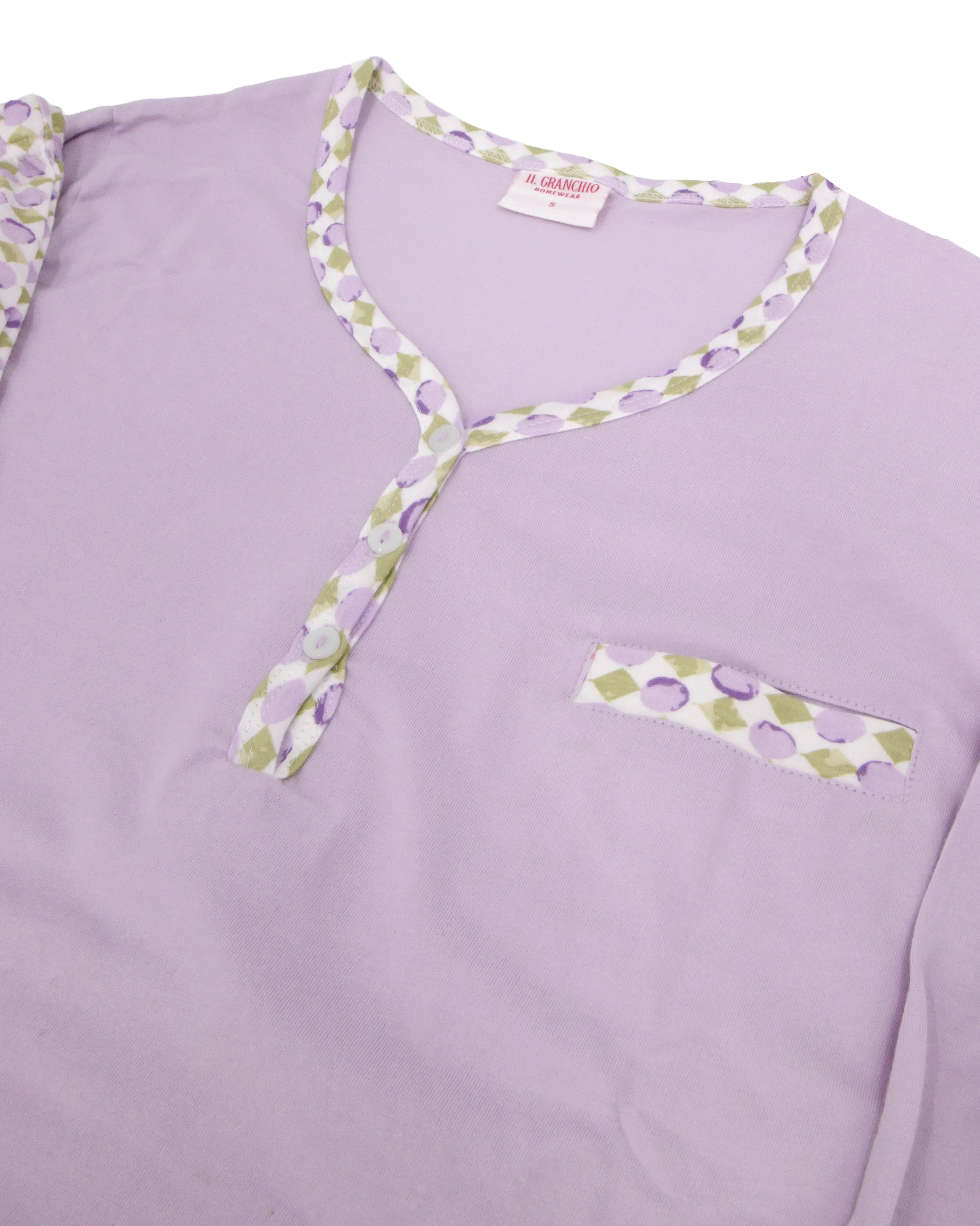 Pigiama da donna in cotone Il Granchio GP5120