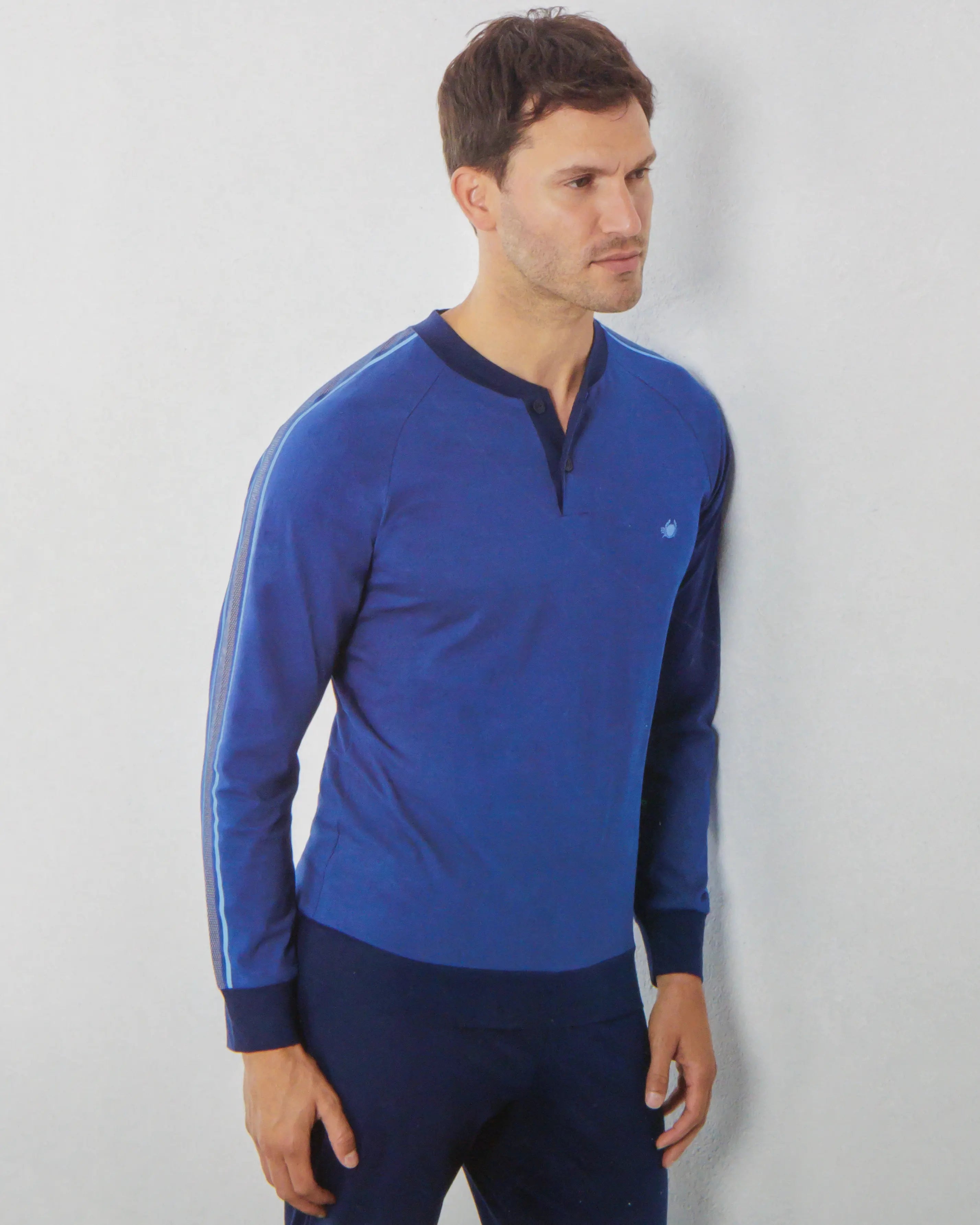 Pigiama da uomo in cotone Il Granchio GP1143