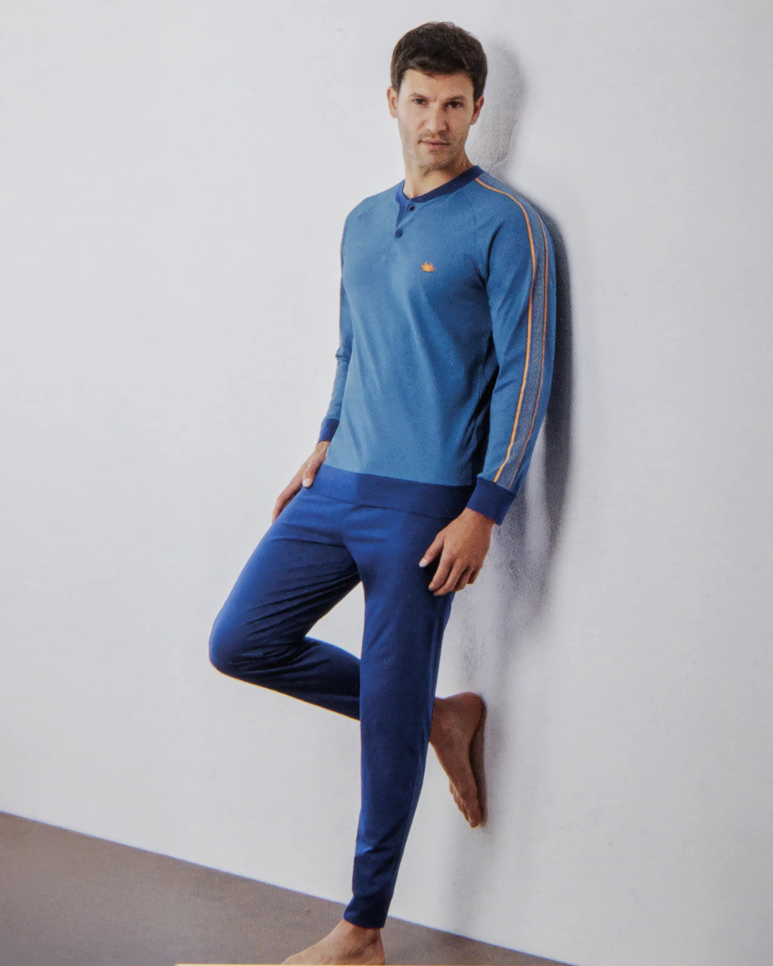 Pigiama da uomo in cotone Il Granchio GP1143