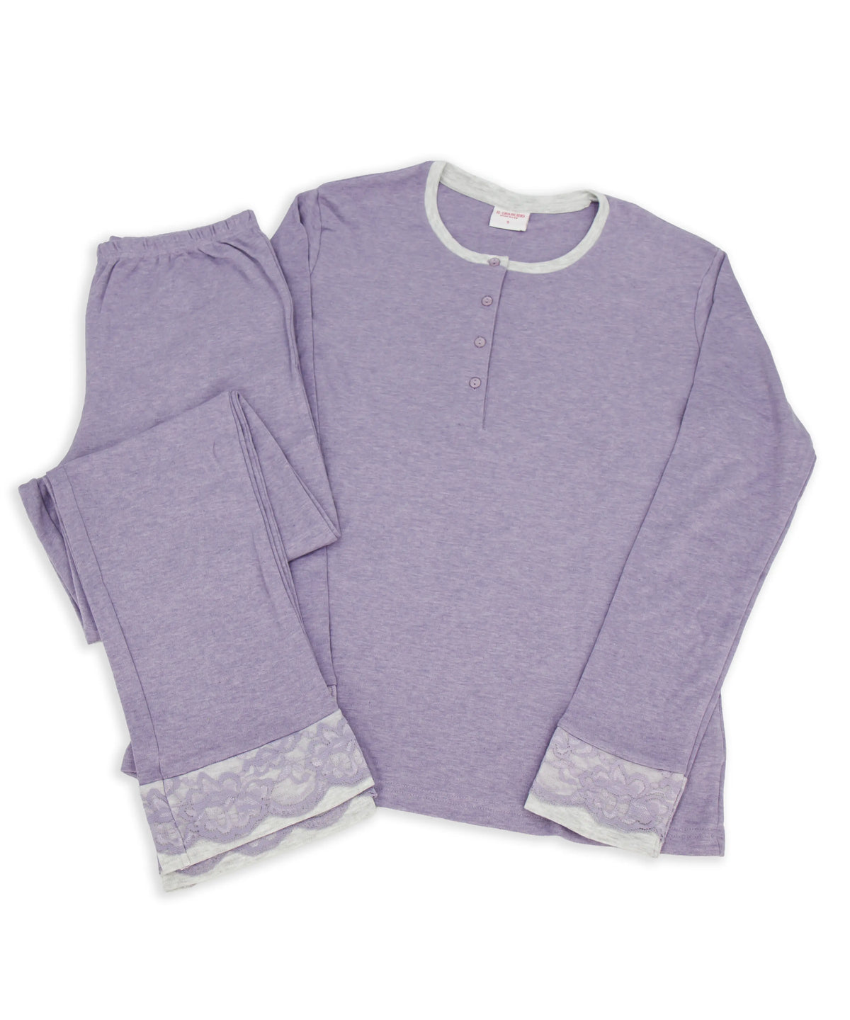 Pigiama da donna in cotone interlock Il Granchio GP6103
