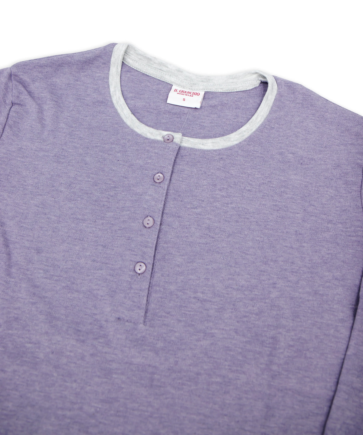 Pigiama da donna in cotone interlock Il Granchio GP6103