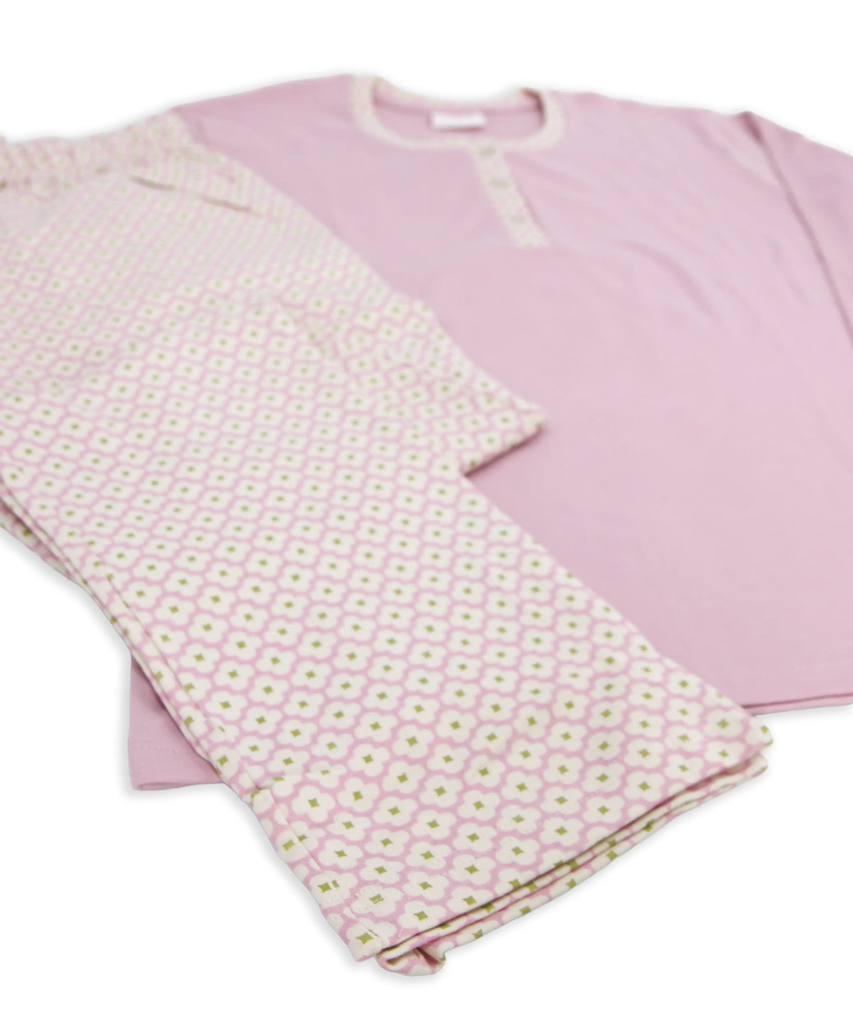 Pigiama da donna in cotone interlock Il Granchio GP6137