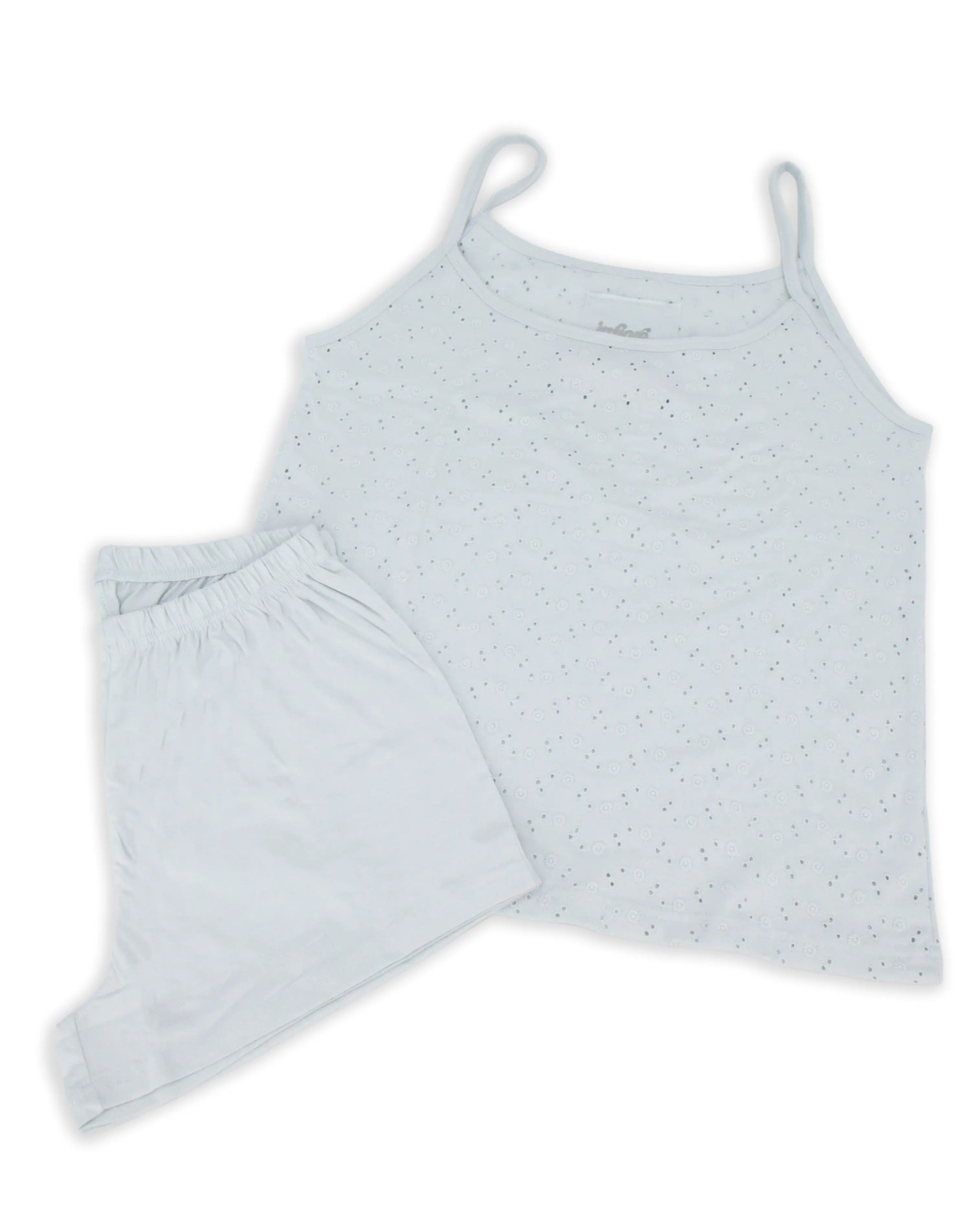 Pigiama da donna a spallina in puro cotone Infiore 65.4141