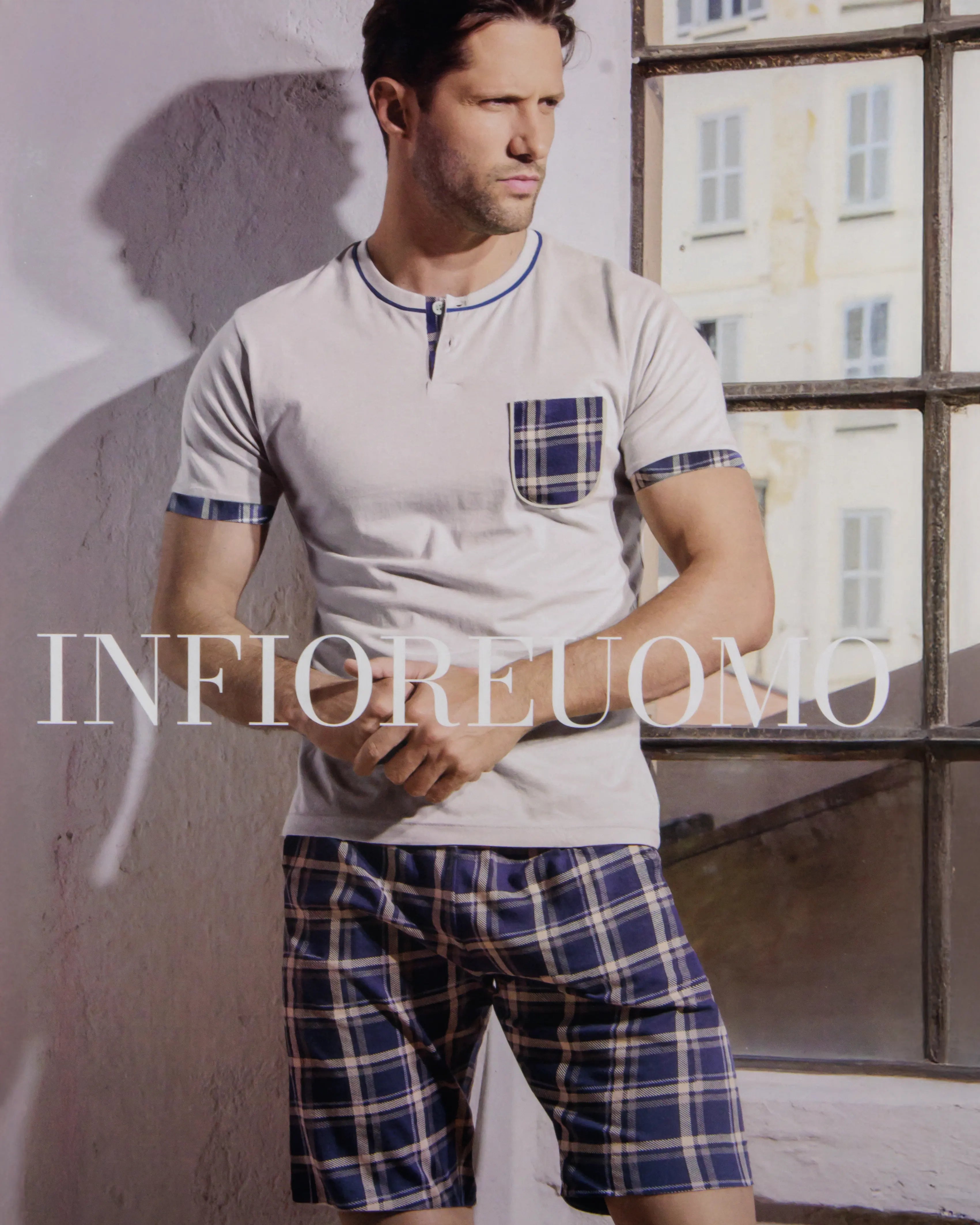 Pigiama da uomo a manica corta Infiore 75.4263