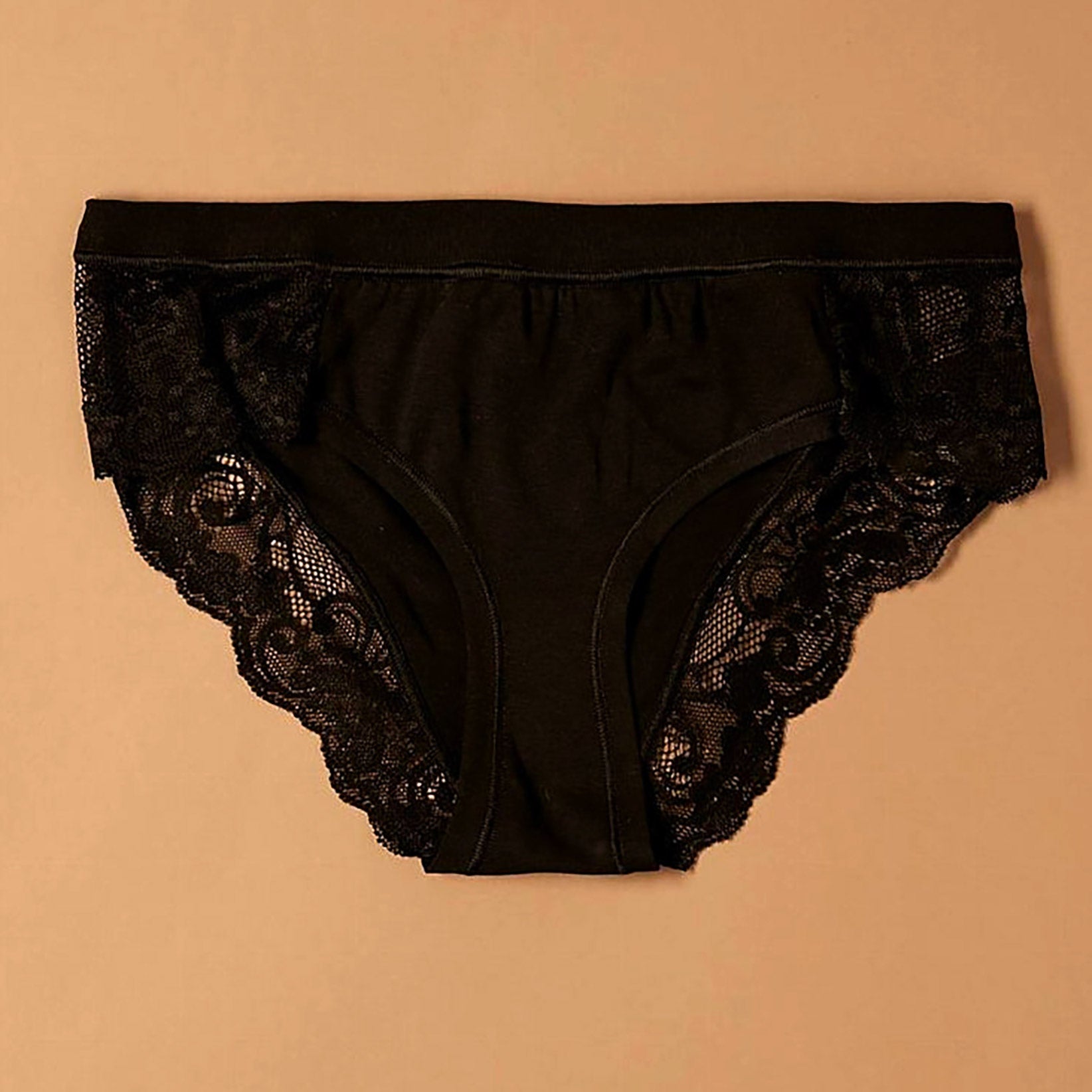 Slip a vita bassa con pizzo in cotone e modal Jadea 520