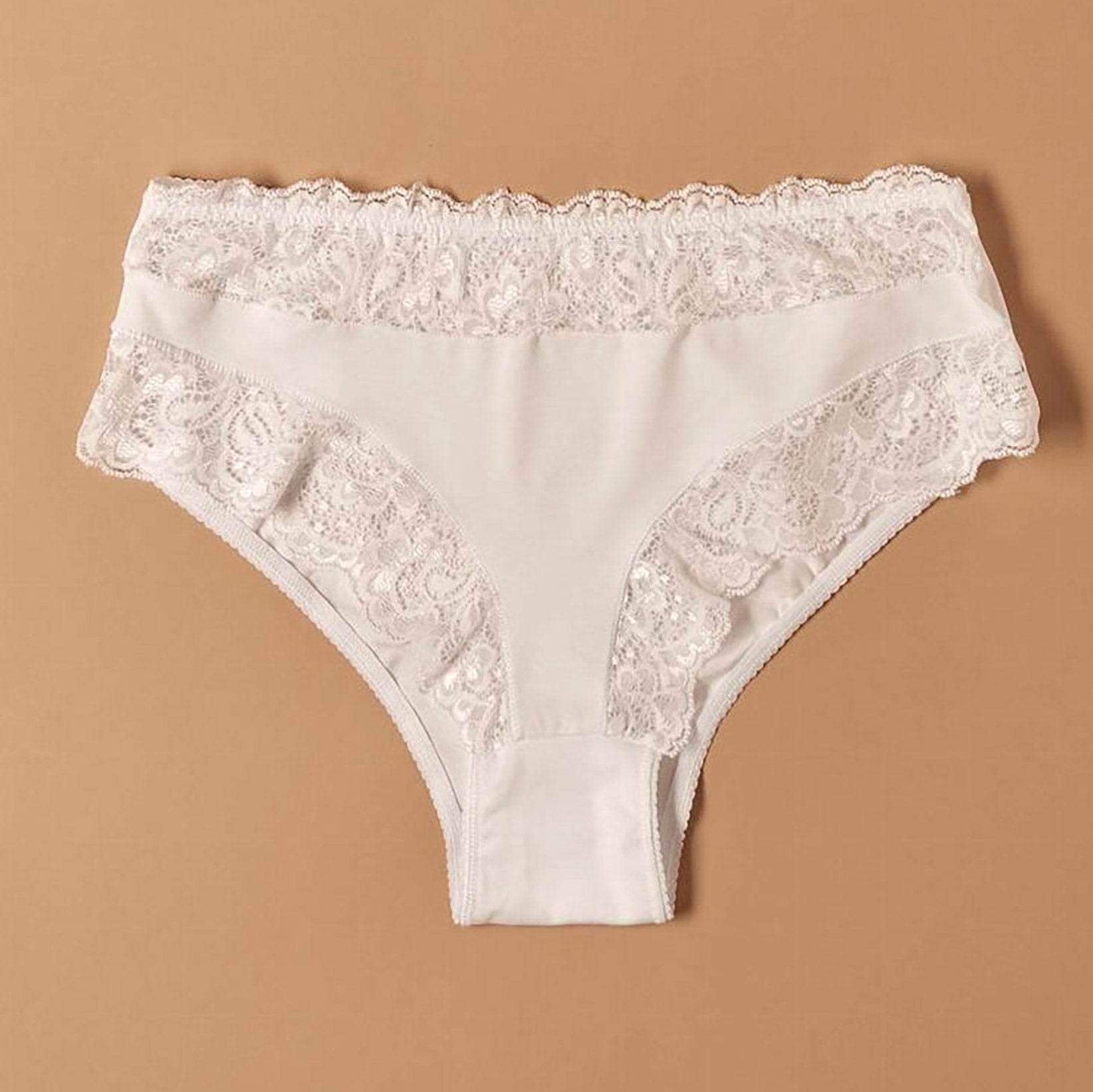 Slip con pizzo in cotone e modal Jadea 742