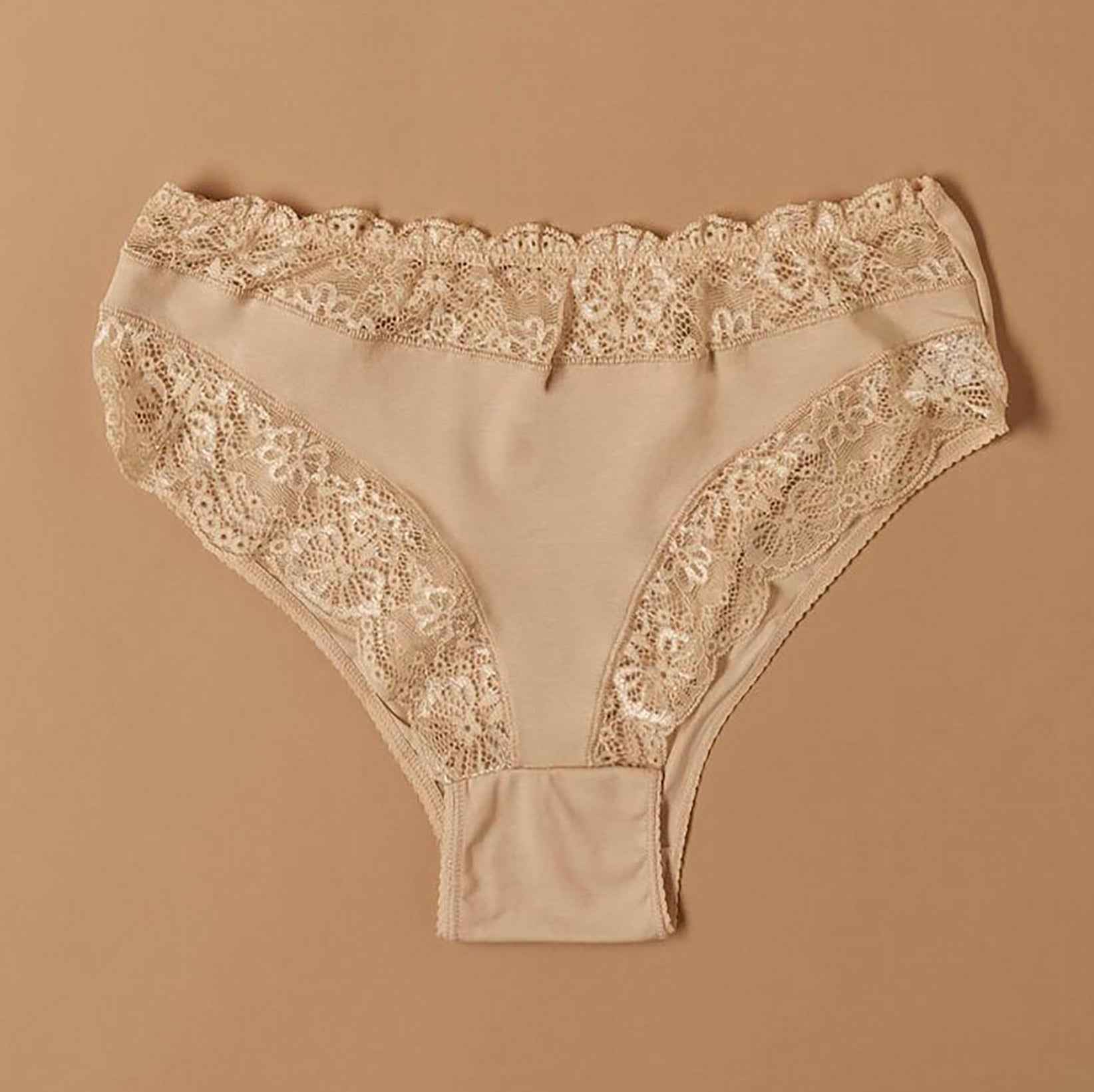 Slip con pizzo in cotone e modal Jadea 742