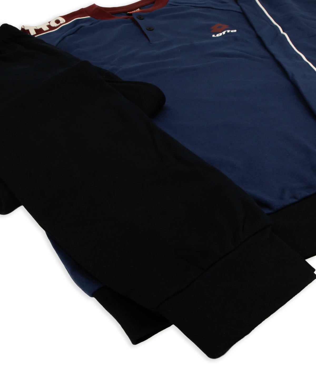 Pigiama Lungo da Uomo in cotone interlock Lotto LP2143