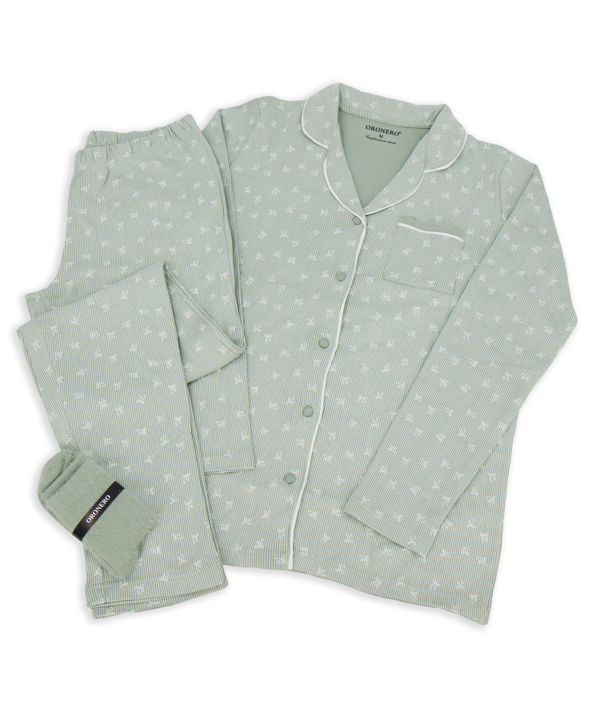 Pigiama da donna in cotone interlock Oronero OD700