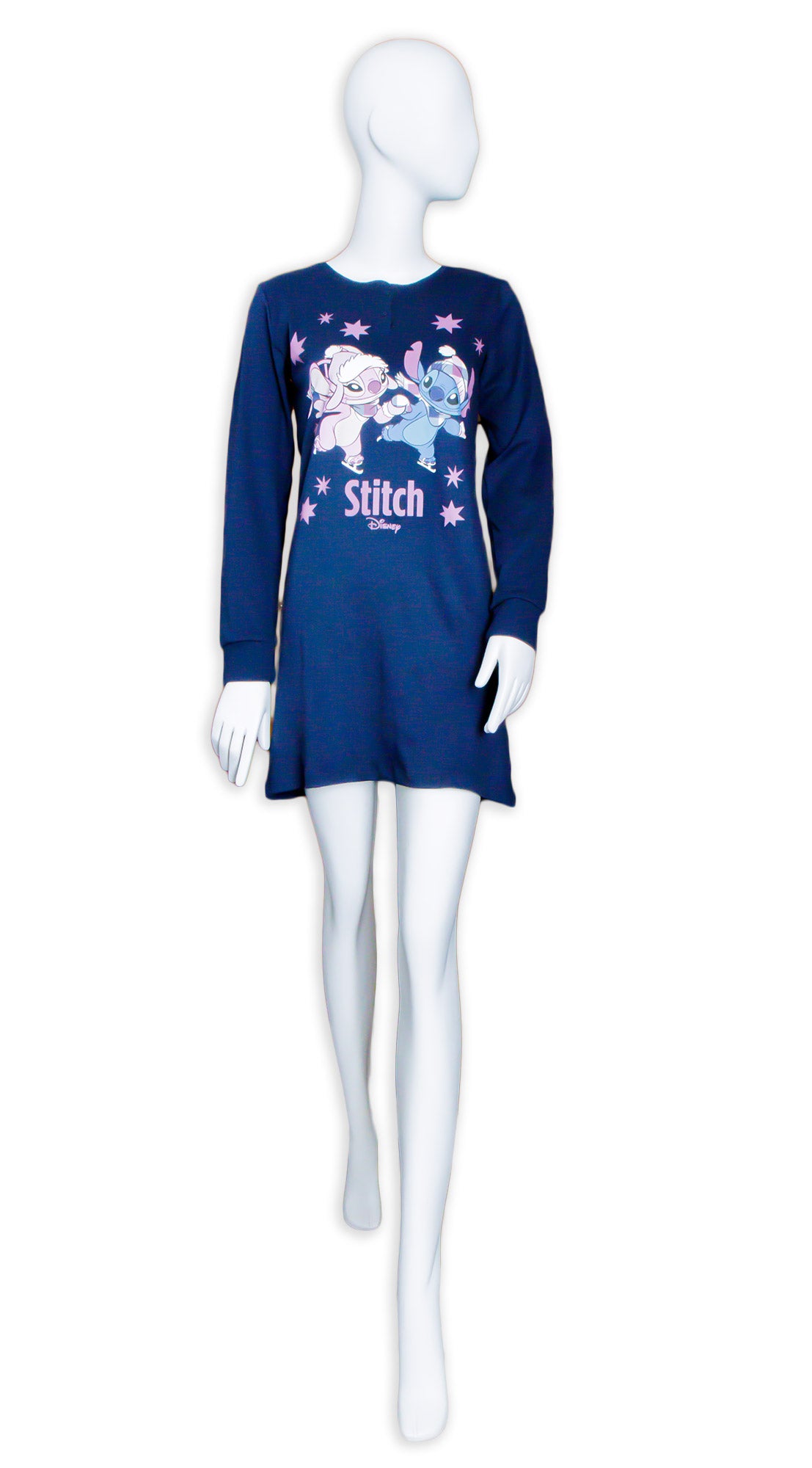 Camicia da notte in cotone interlock Sabor DYD7391 "Lilo&Stitch"