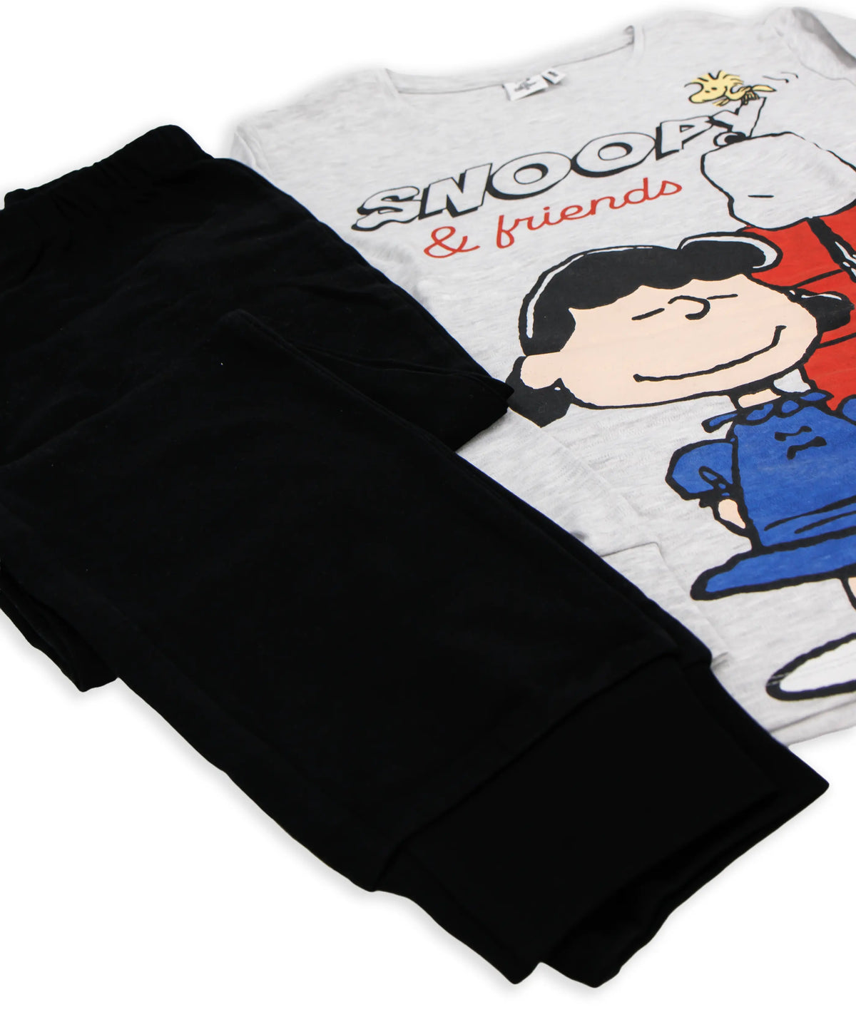 Pigiama lungo da donna in cotone interlock Sabor SND0890 "Snoopy"