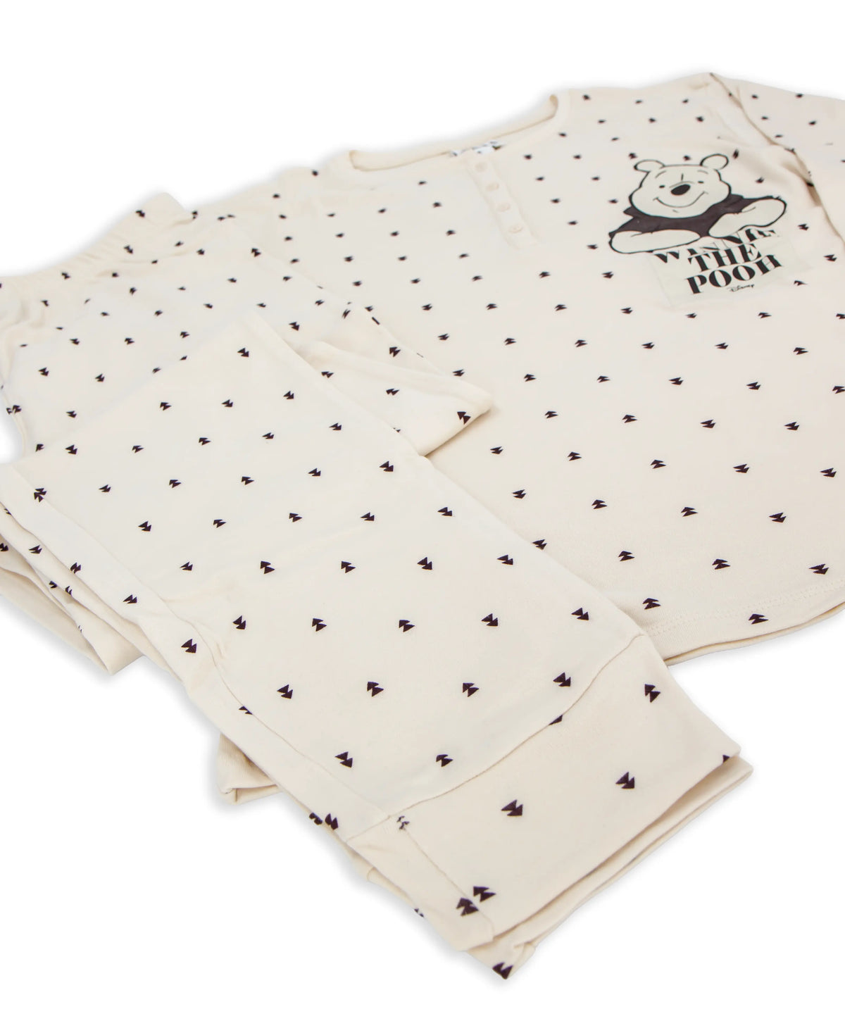 Pigiama lungo da donna in cotone interlock Sabor DYD0892 "Winnie the Pooh"