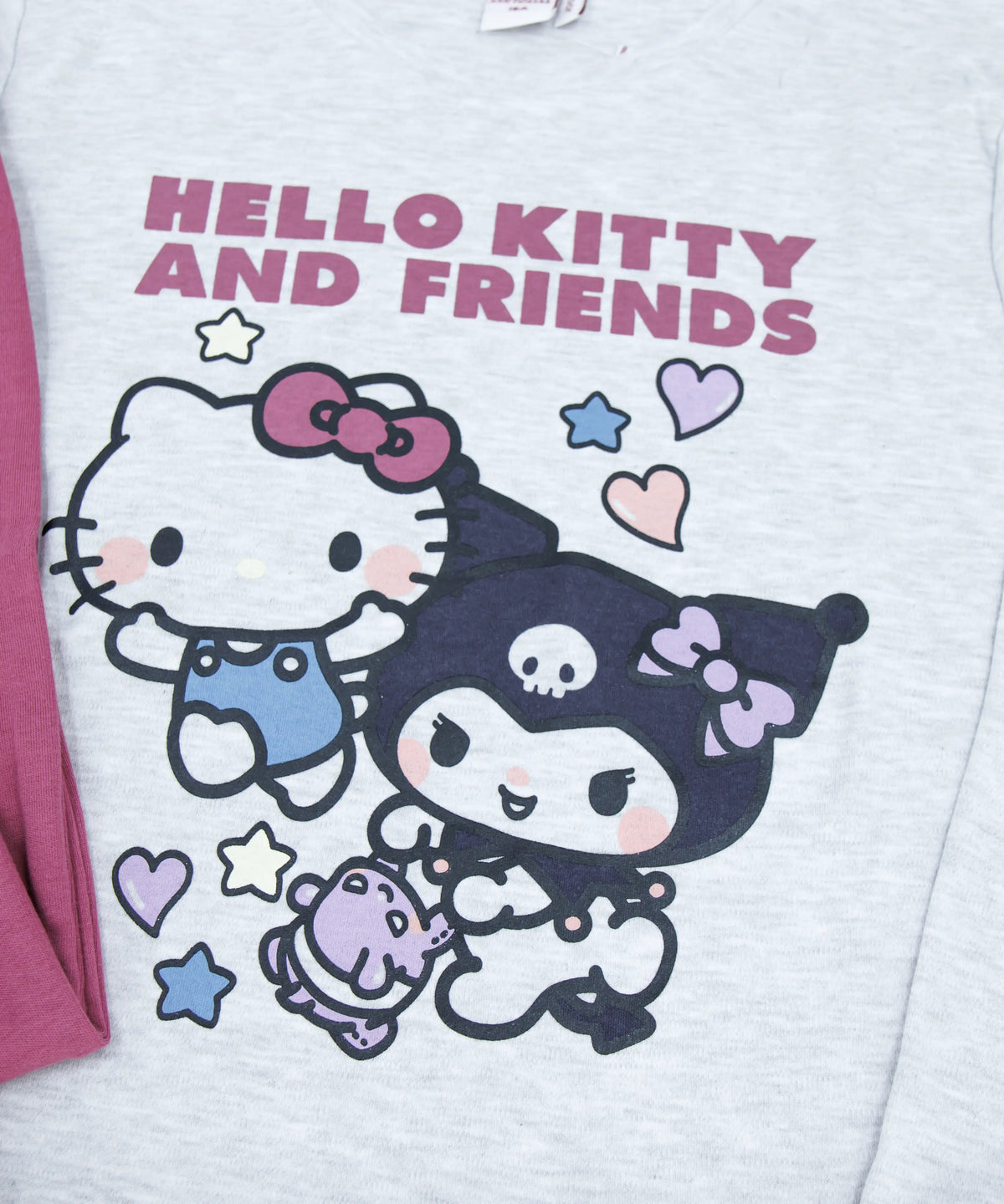 Pigiama lungo da donna in cotone interlock Sabor HKD0899 "Hello Kitty"