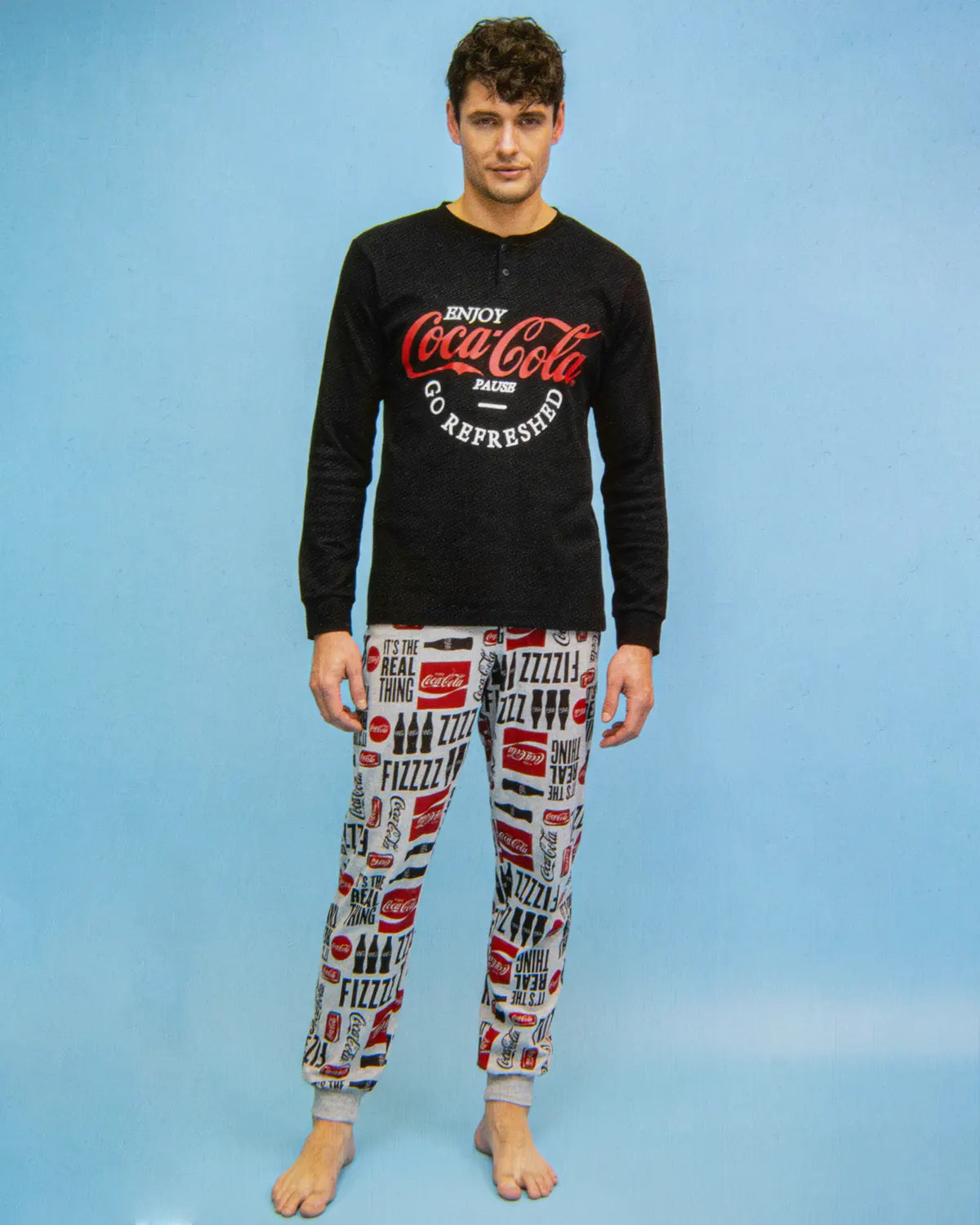 Pigiama da Uomo in cotone Interlock Sabor DCM7637 "Coca Cola"