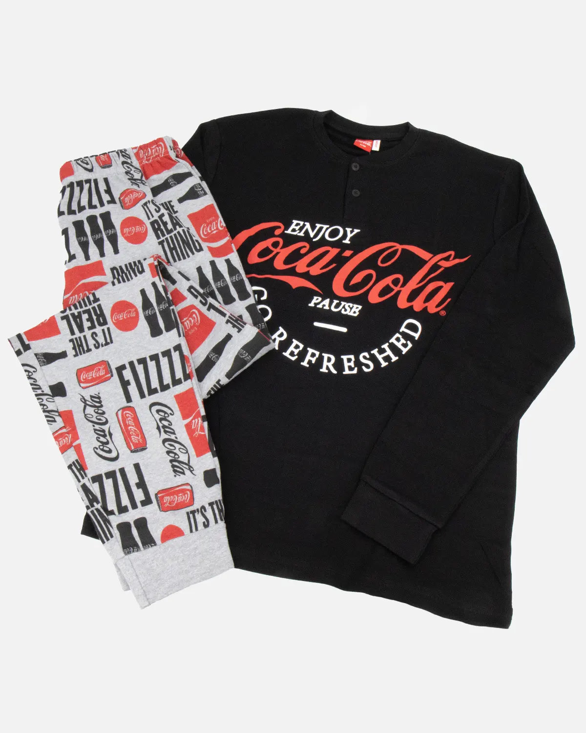 Pigiama da Uomo in cotone Interlock Sabor DCM7637 "Coca Cola"