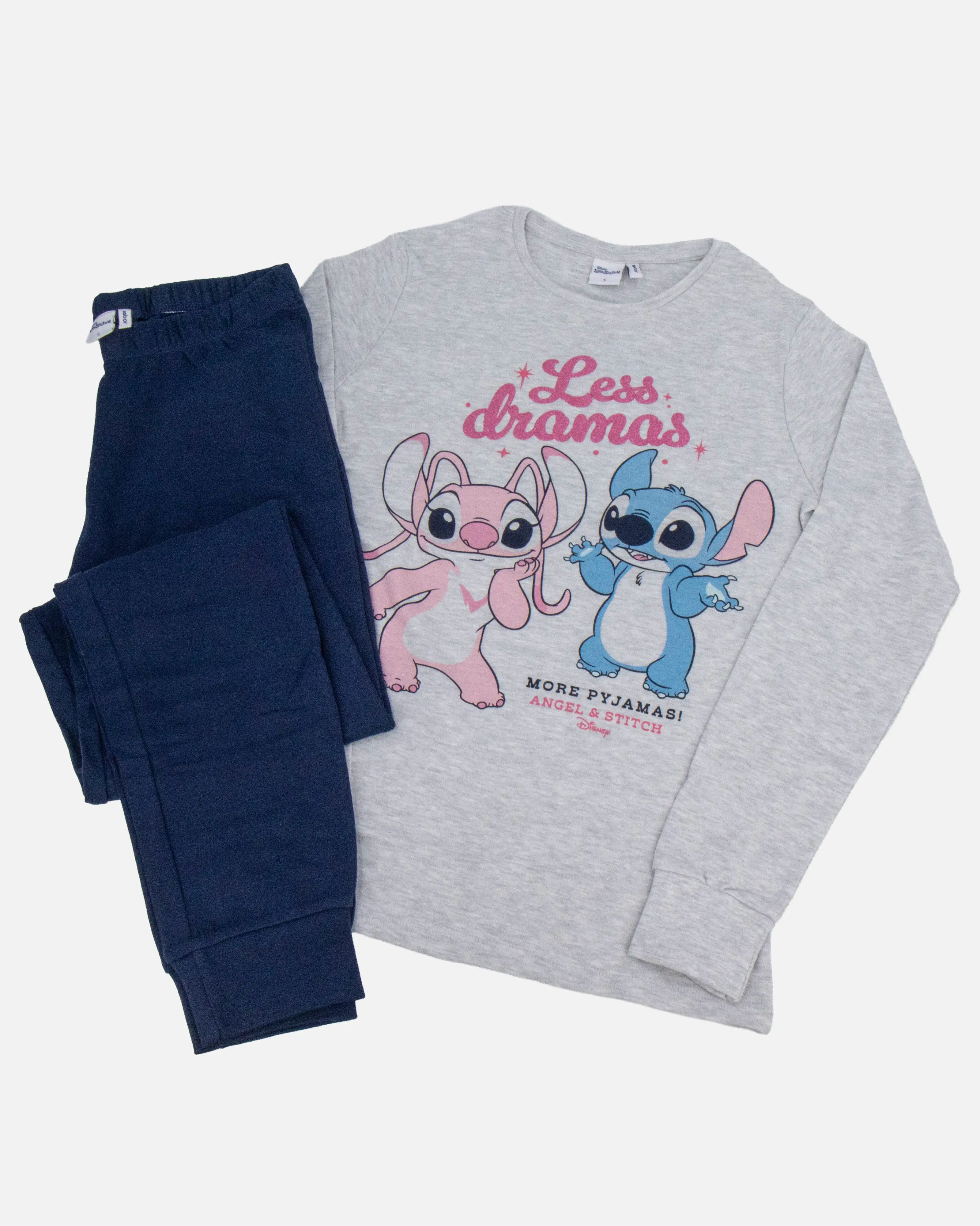 Pigiama da donna in cotone Interlock Sabor DYD2707 " Lilo & Stitch"