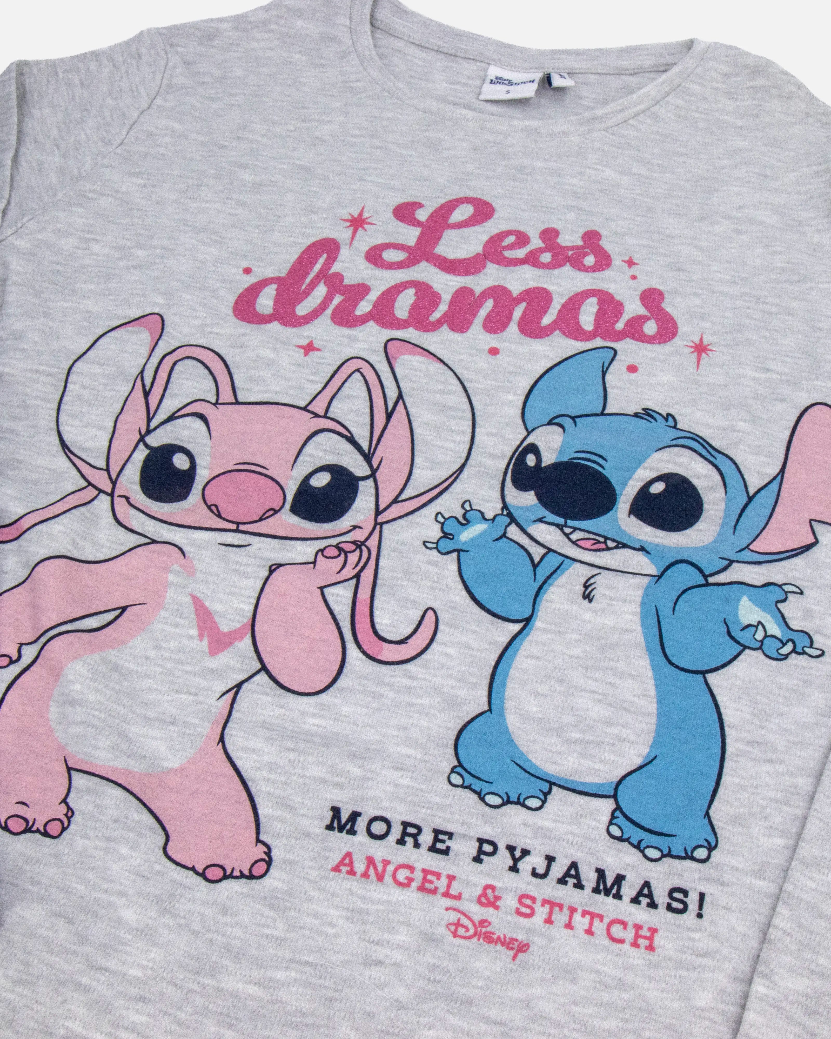 Pigiama da donna in cotone Interlock Sabor DYD2707 " Lilo & Stitch"