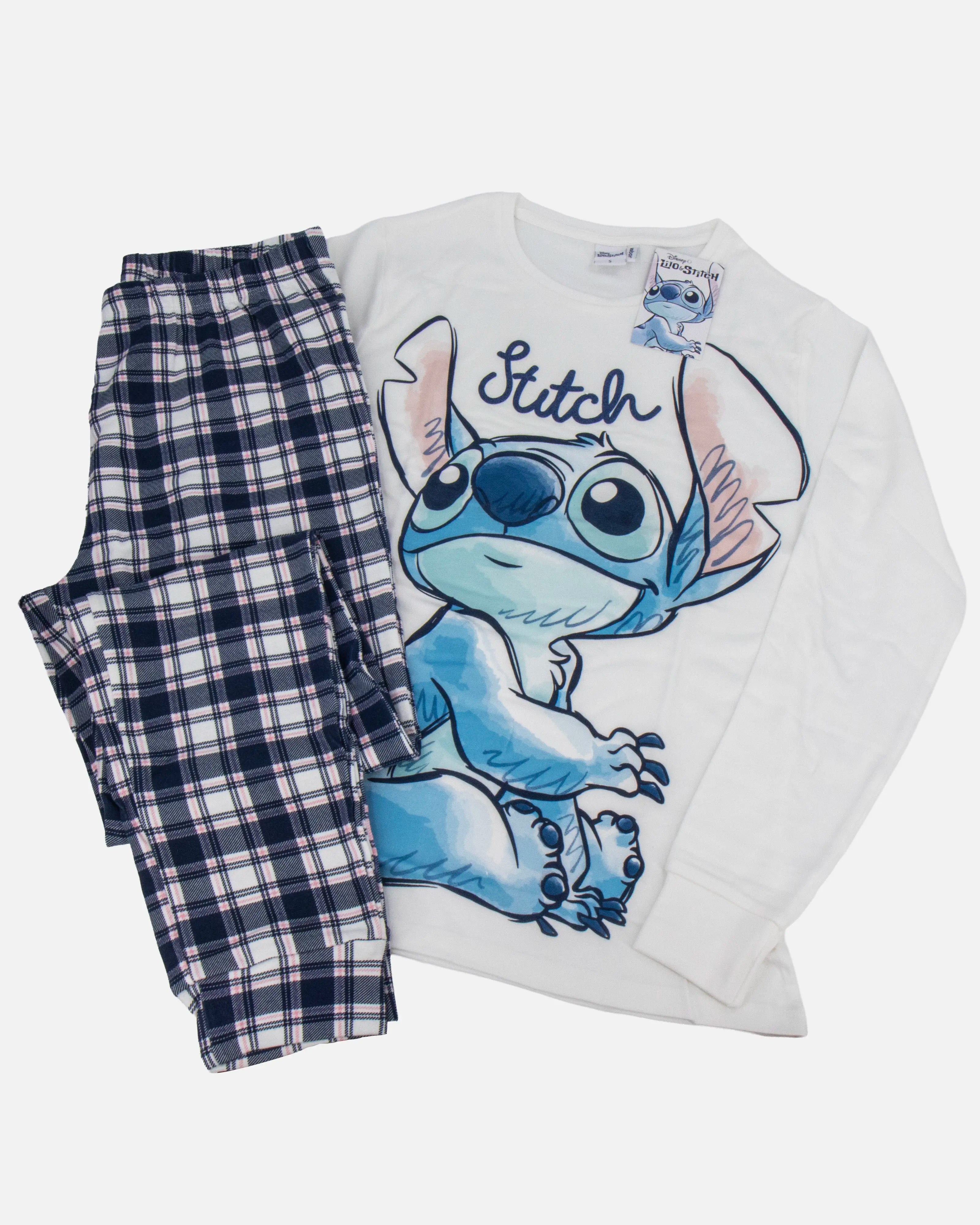Pigiama da donna in cotone Interlock Sabor DYD2707 " Lilo & Stitch"