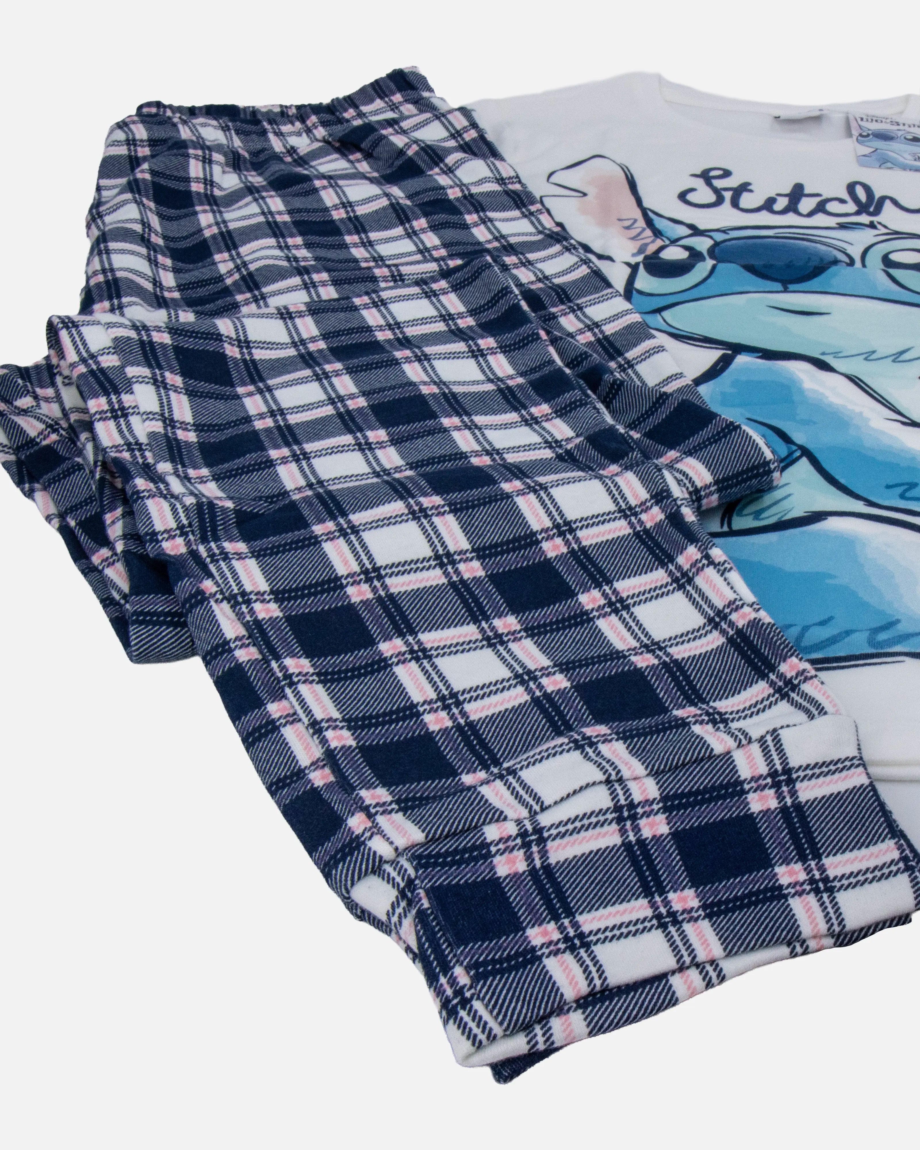 Pigiama da donna in cotone Interlock Sabor DYD2707 " Lilo & Stitch"