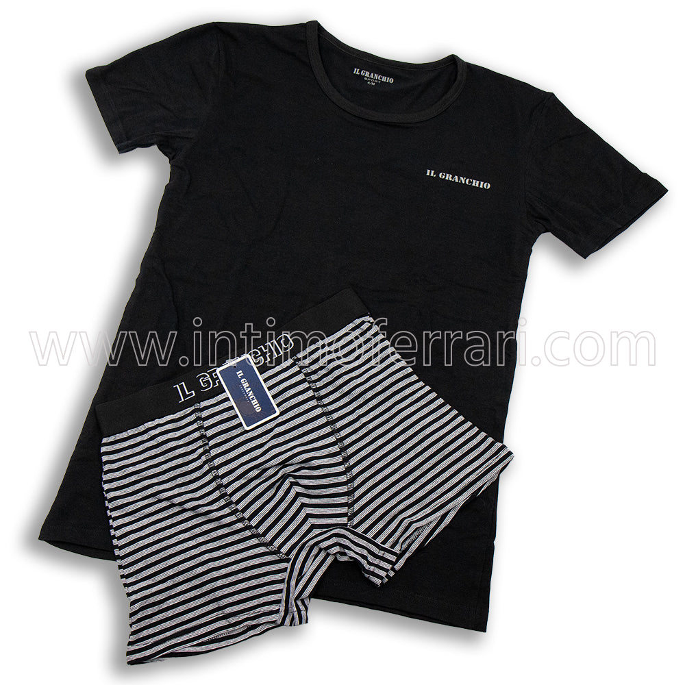 Coordinato T-Shirt+Boxer Il Granchio 1229