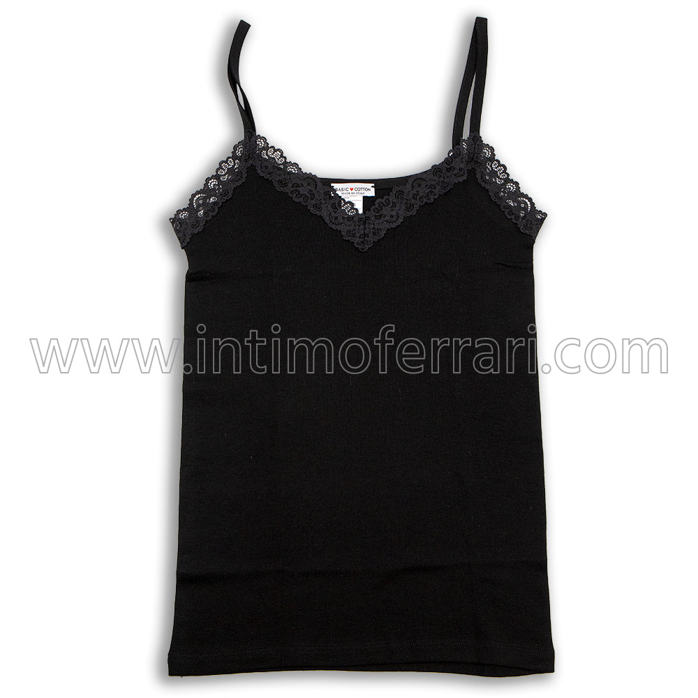 Top in puro cotone Basic Cotton 6822
