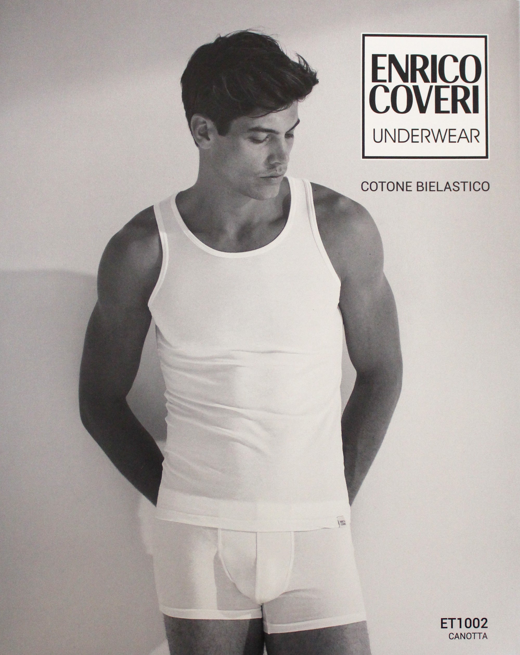 Canottiera in cotone elasticizzato Enrico Coveri 1002