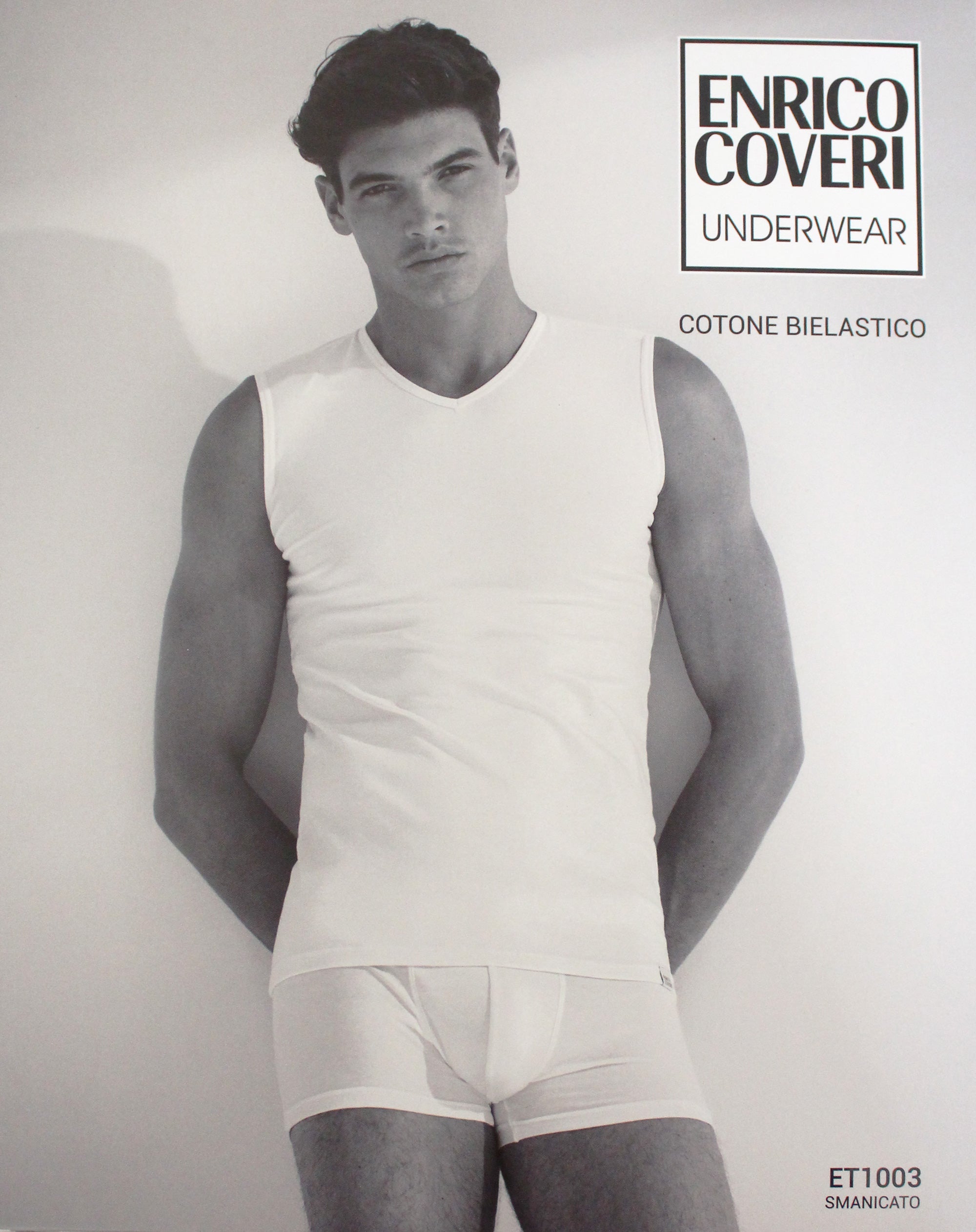 Smanicato in cotone elasticizzato Enrico Coveri 1003