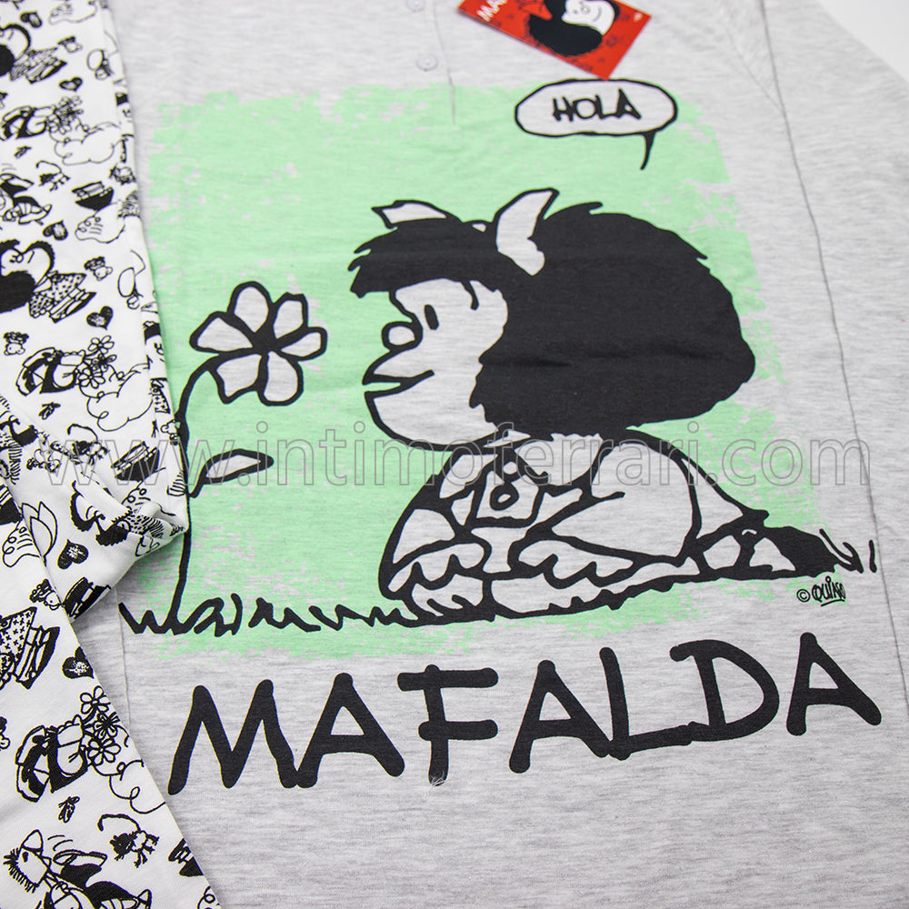 Pigiama a manica lunga Sabor 6335 "Mafalda"